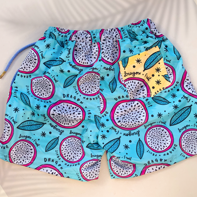 Dragon Fruit children's swim shorts 